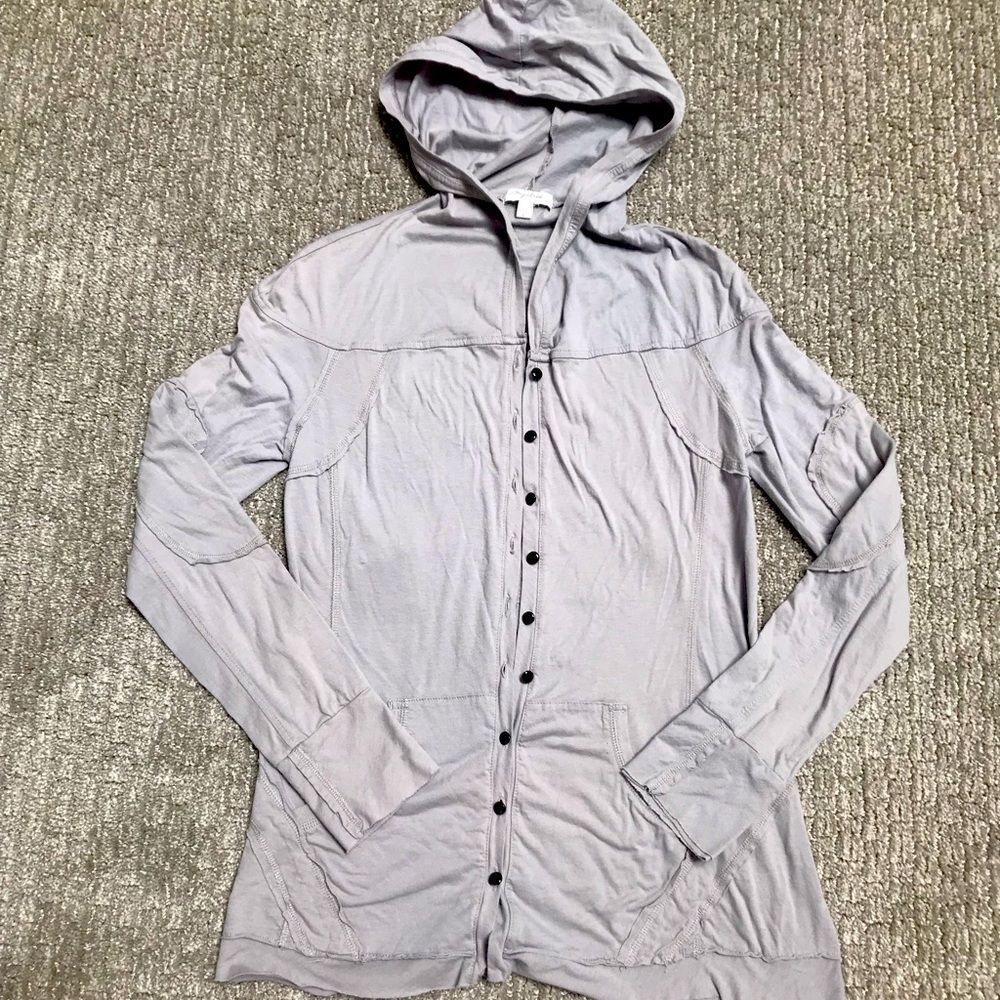 Mystree Button Down Top. Gray Size L - image 1